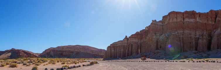 Panorama of Kings Canyon, CA, United States