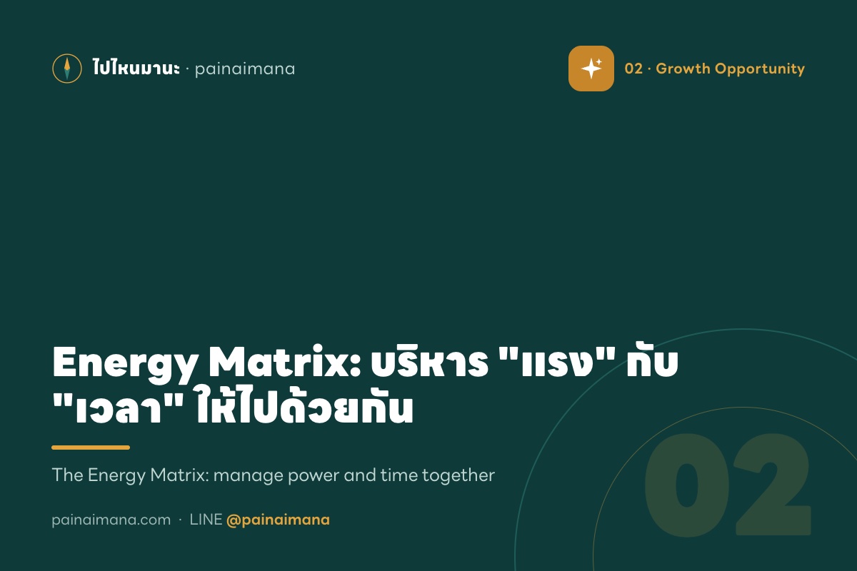 Energy Matrix: บริหาร 